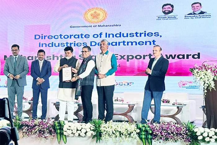  Export Award 2023 from the Government of Maharashtra