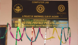 Team of HD Fire Protect worked with Inner Wheel Club of Jalgaon to set-up a computer laboratory for Girl’s school in remote part of Maharashtra. (2019)